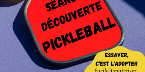 Découverte PICKLEBALL