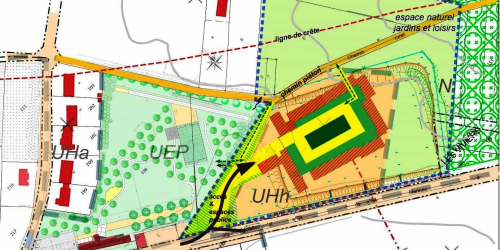 Hameau du moulin : plan projet