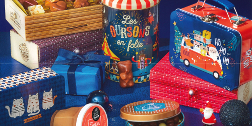 Vente  de chocolats de Noël via l'école de Grisy. 