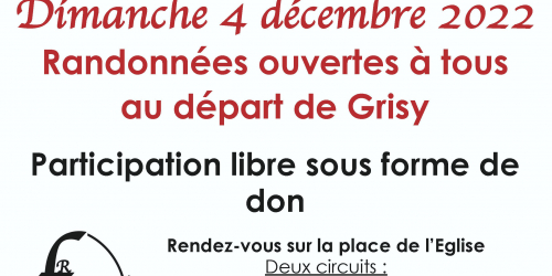 Téléthon avec le foyer rural de Grisy 041222