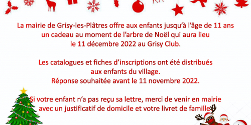 Noël des nefants de Grisy 2022