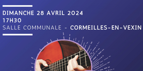 Intermezzo de guitare à Cormeilles en Vexin