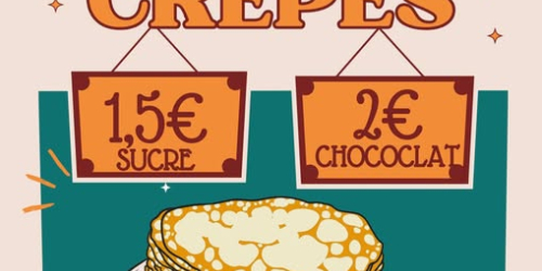 Vente de crèpes