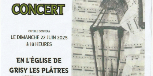Concert  de la chorale "La Lanterne" à Grisy