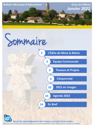 Bulletin municipal janvier 2022